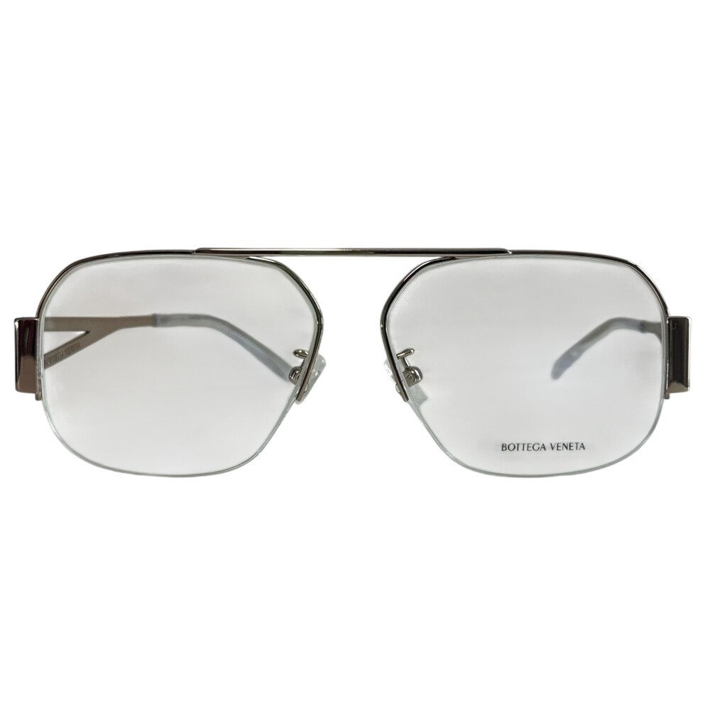 Bottega Veneta‎ Silver Aviator Glasses
